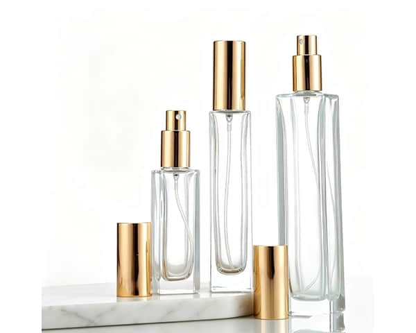 30ml Empty Rectangular Clear Empty Perfume Bottle