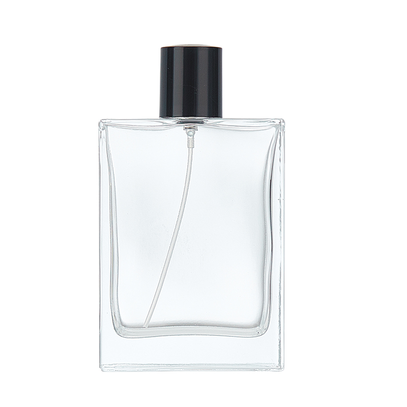 50ml Empty Square Clear Glass Perfume Bottles