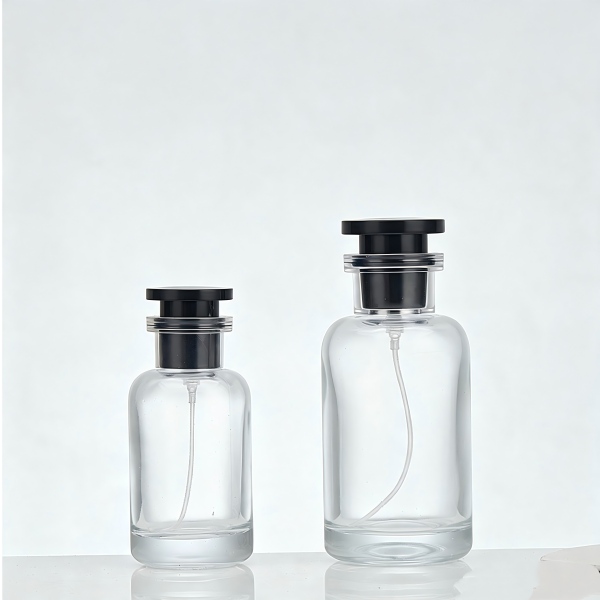 Clear Refillable Glass Perfume Spray Bottle