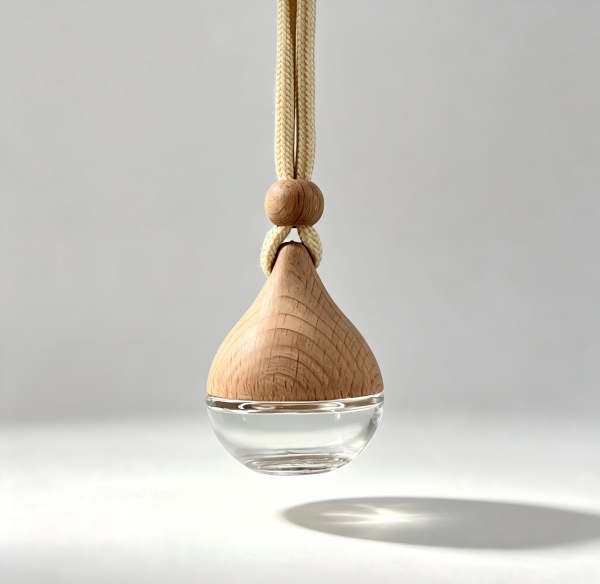 Car air diffuser perfume glass bottle